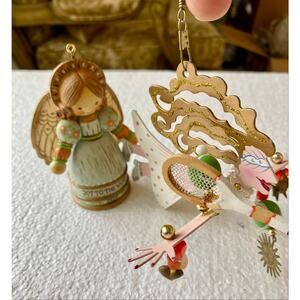 whimsical tennis player Karen Rossi Silvestri vintage 1977 Hallmark Angel